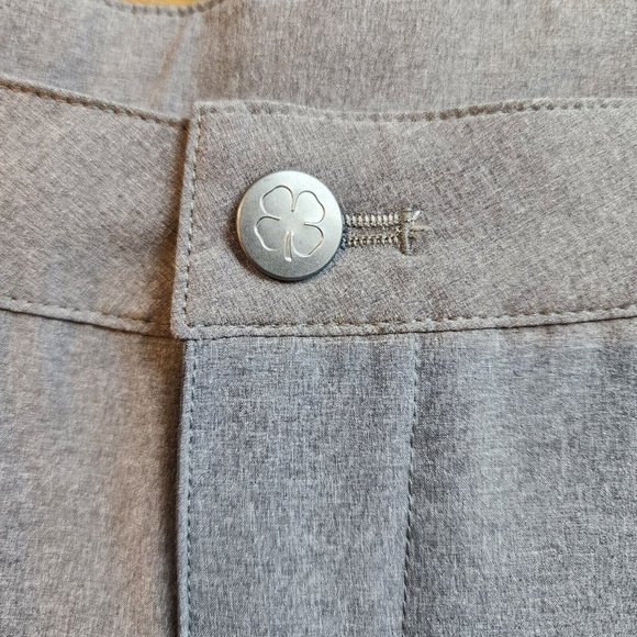 Black Clover Men's Tan Flat Front Shorts - Picture 6 of 11